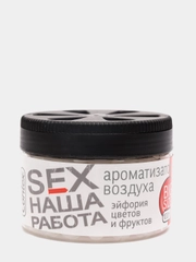 Ароматизатор воздуха баночка на панель Эйфория цветов и фруктов Sex наша работа