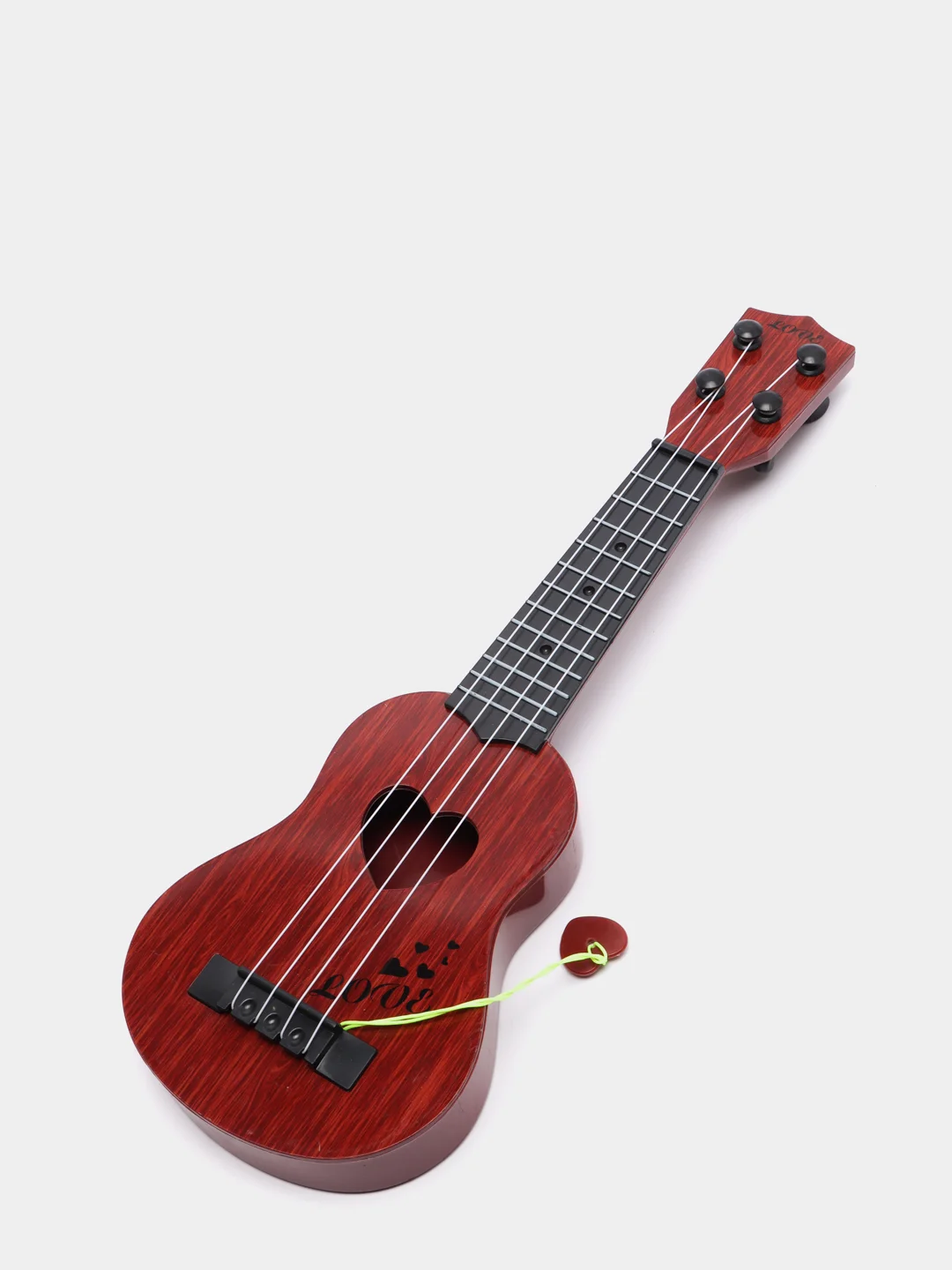 Коричневый игрушка детская гитара 38,5 см