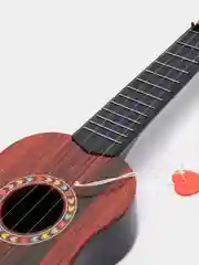 Горчичный игрушка детская Укулеле с медиатором "Весёлые нотки"