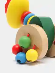 Каталка деревянная