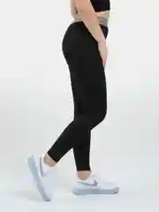 Черный легинсы женские утепленные на резинке