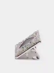 Мини брошь карта Пики, 1,5*1 см / Мини брошка / Брошь в кристаллах