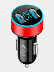 Красный автомобильное зарядное устройство, 2 USB, 3.1 А