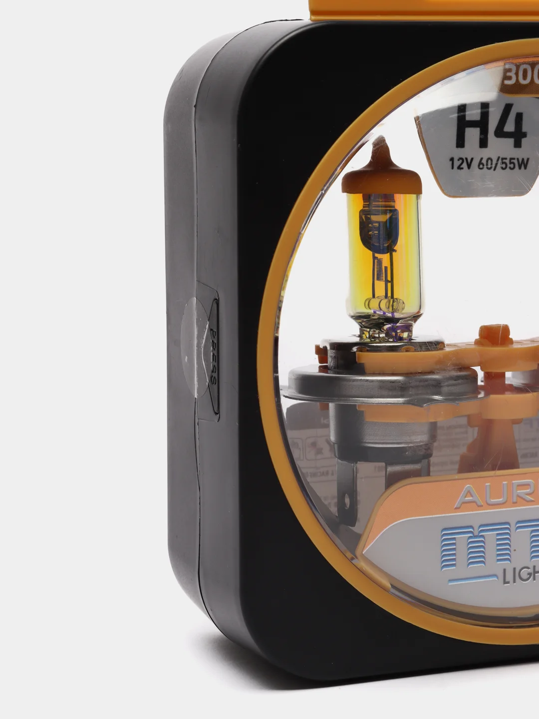 Лампа MTF Light AURUM H4, 3000 k, 60/55w, 12 v