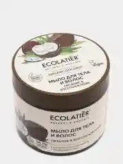 Мыло для тела и волос Питание и Восстановление ECOLATIER ORGANIC COCONUT,350 мл