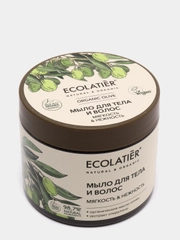 Мыло для тела и волос Мягкость и Нежность ECOLATIER ORGANIC OLIVE, 350 мл