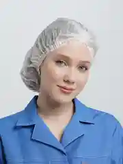 Белый шапочка одноразовая "Шарлотта"
