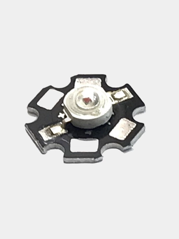 Светодиод мощный 3WR 2.6v Красный 60-65LM