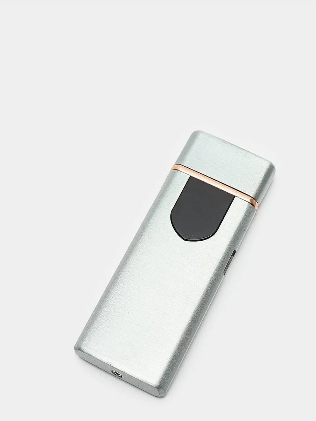 Серебряный usb зажигалка