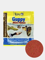 Корм Tetra Guppy Mini Flakes 12гр.(мини-хлопья) для живородящих рыб
