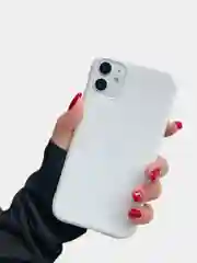 Белый чехол на iPhone 7/8, Xr, 11, 12, силиконовый матовый, 5 цветов