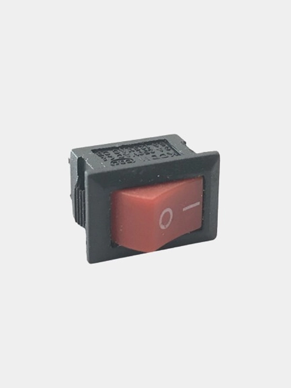 Переключатель KCD1-102-C3-R/3P on-on красный (6A 250VAC) (3 контакта)