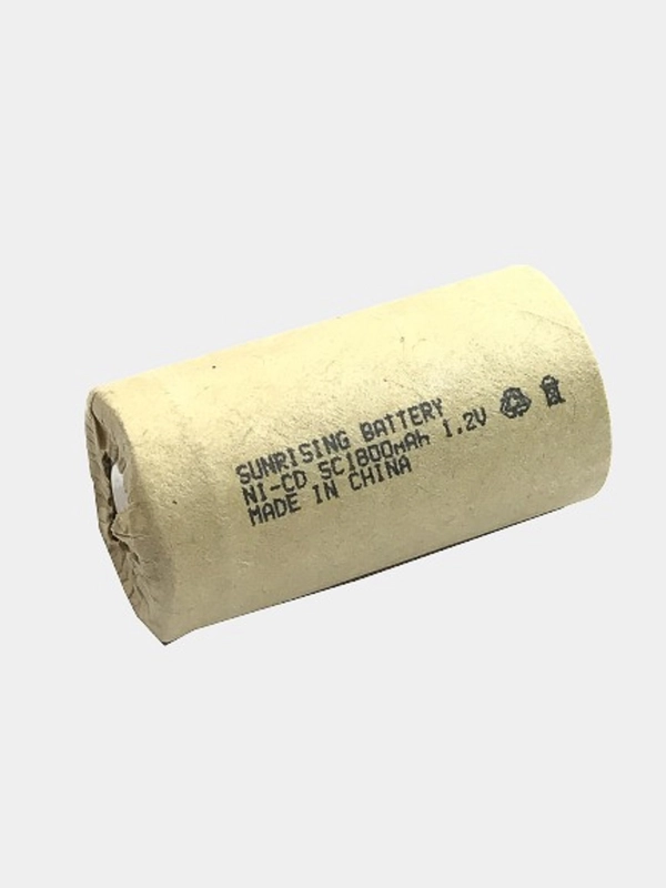 Аккумулятор Ni-Cd SC 1800mah 1.2V картонная оболочка (факт. 1800mah)