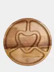 Менажница деревянная,Доска для подачи,Блюдо для подачи,Best Room