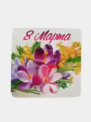 Аметистовый мини-открытка на 8 марта