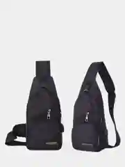 Черный сумка мужская, через плечо, с USB