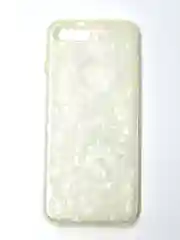 Белый чехол силиконовый блестящий Iphone 11,12,13,Pro,Max,XR,X,XS,7+,8+,7,8,SE,6,6S