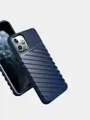 Индиго противоударный чехол для Iphone 11 Pro