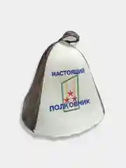 Карамельный шапка банная KIBER KIBET для бани и сауны
