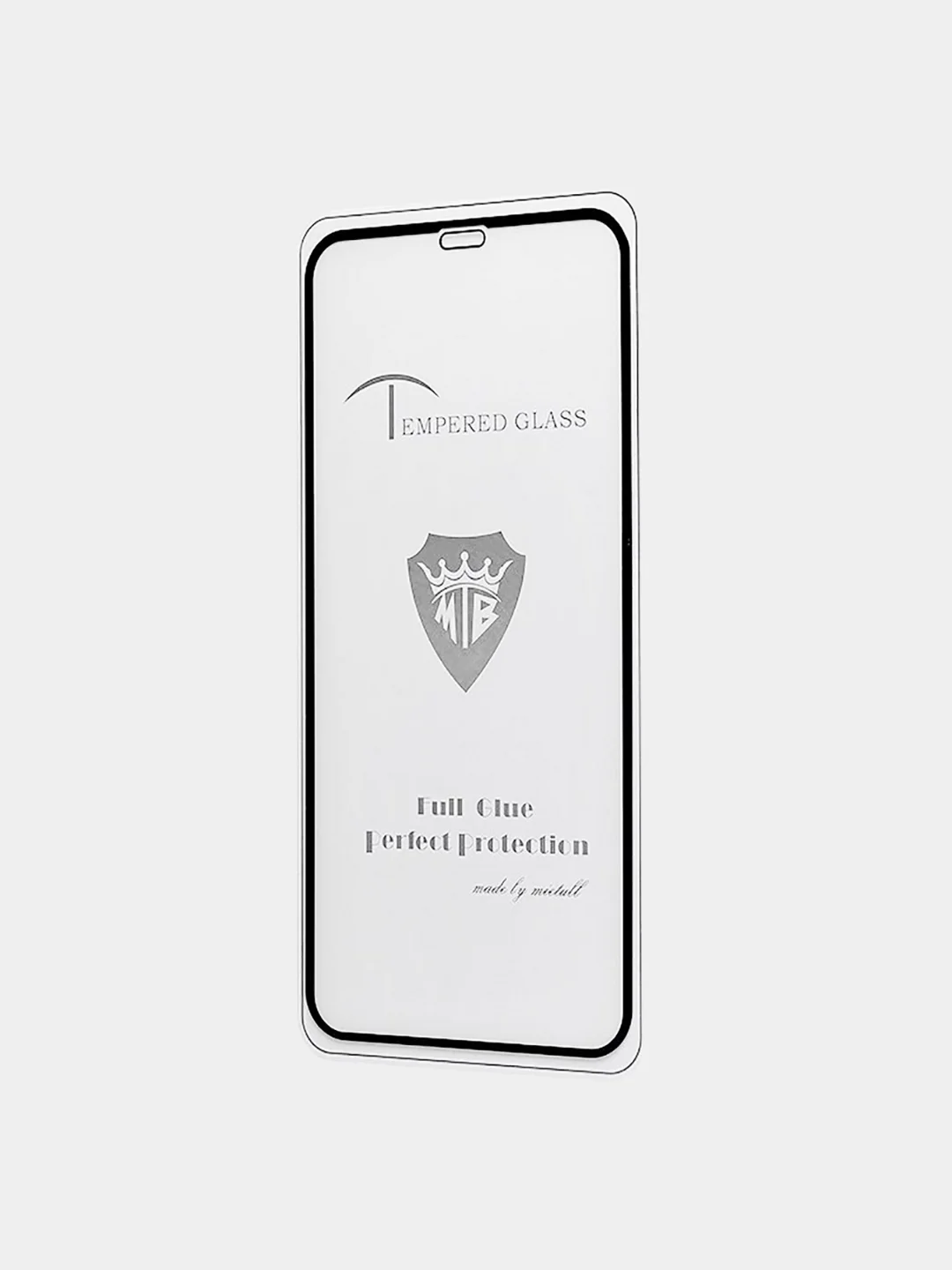Защитное стекло 2,5D Full glue Brera для iPhone 11/XR/6.1", с черной рамкой