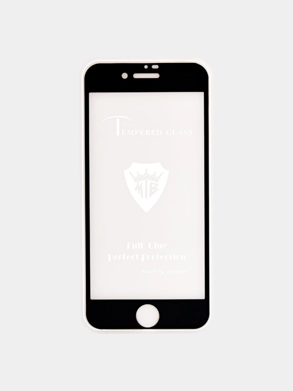 Защитное стекло 2,5D Full glue Brera для iPhone 7/8/SE 2020, с черной рамкой