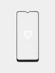 Защитное стекло 2,5D Full glue Brera для Samsung Galaxy A02s, A025, с черной рамкой