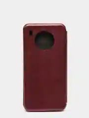 Бордовый чехол книжка HUAWEI HONOR 50 lite