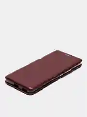 Бордовый чехол книжка HUAWEI HONOR 50 / NOVA 9