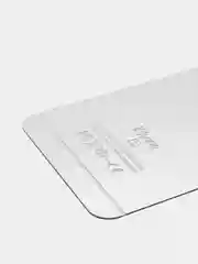 Серебряный защитное заднее стекло для iPhone 6