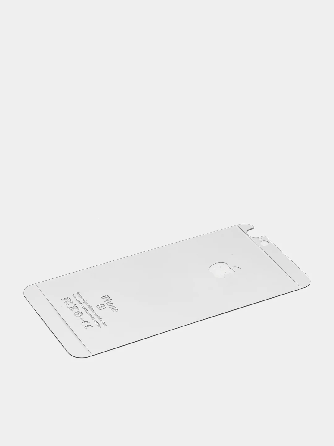 Серебряный защитное заднее стекло для iPhone 6