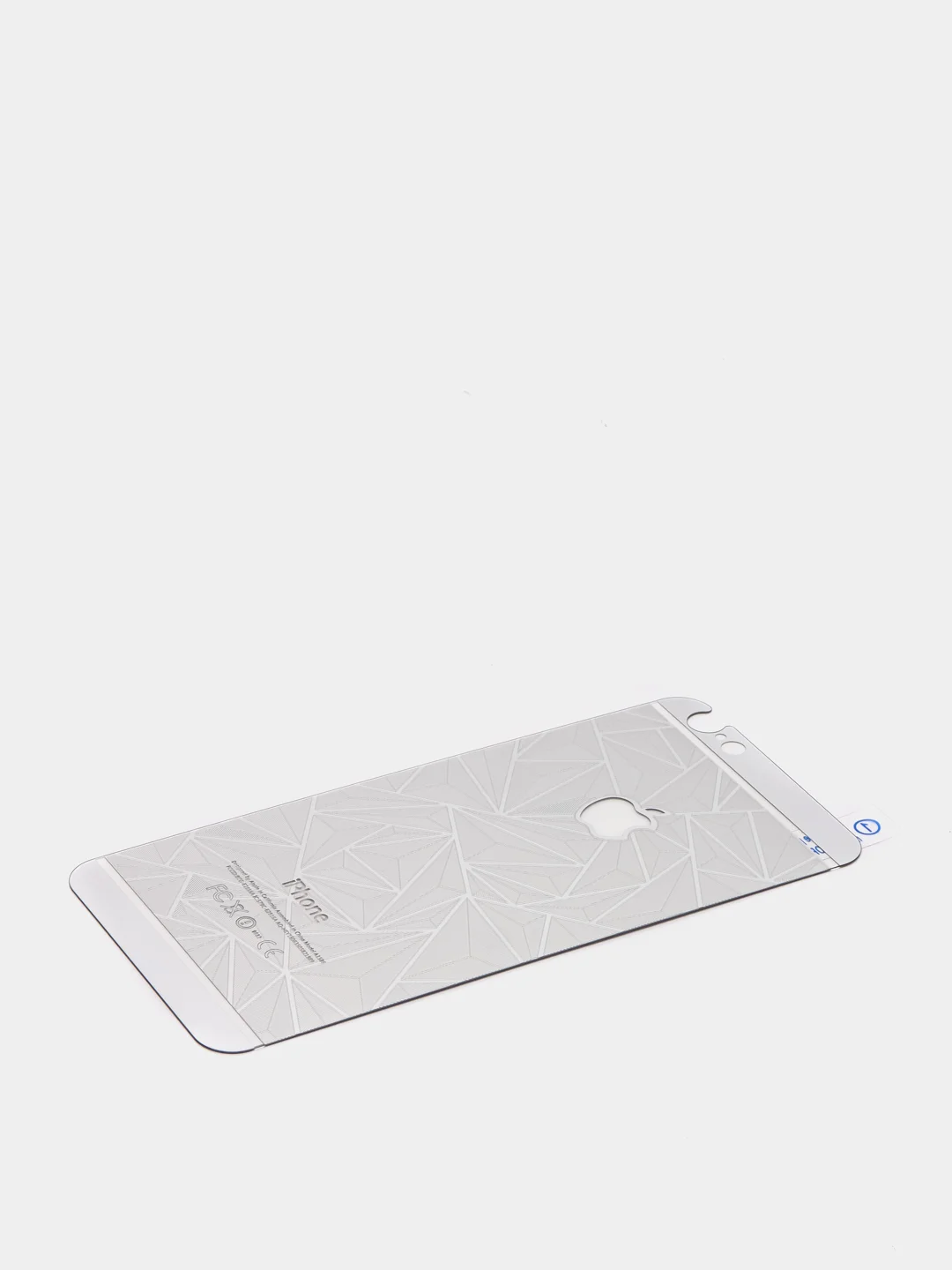 Серый металлик защитное заднее стекло для iPhone 6