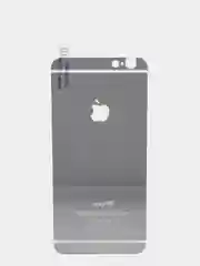 Серый металлик защитное заднее стекло для iPhone 6
