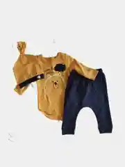 Желтый комплект костюмчик для малышей