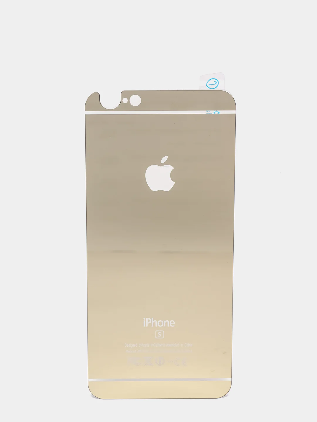Золотой защитное заднее стекло для iPhone 6