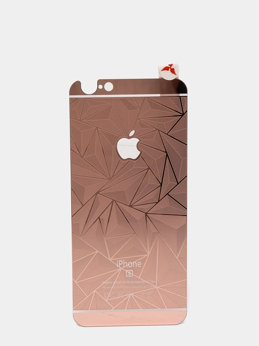 Розовый защитное заднее стекло для iPhone 6