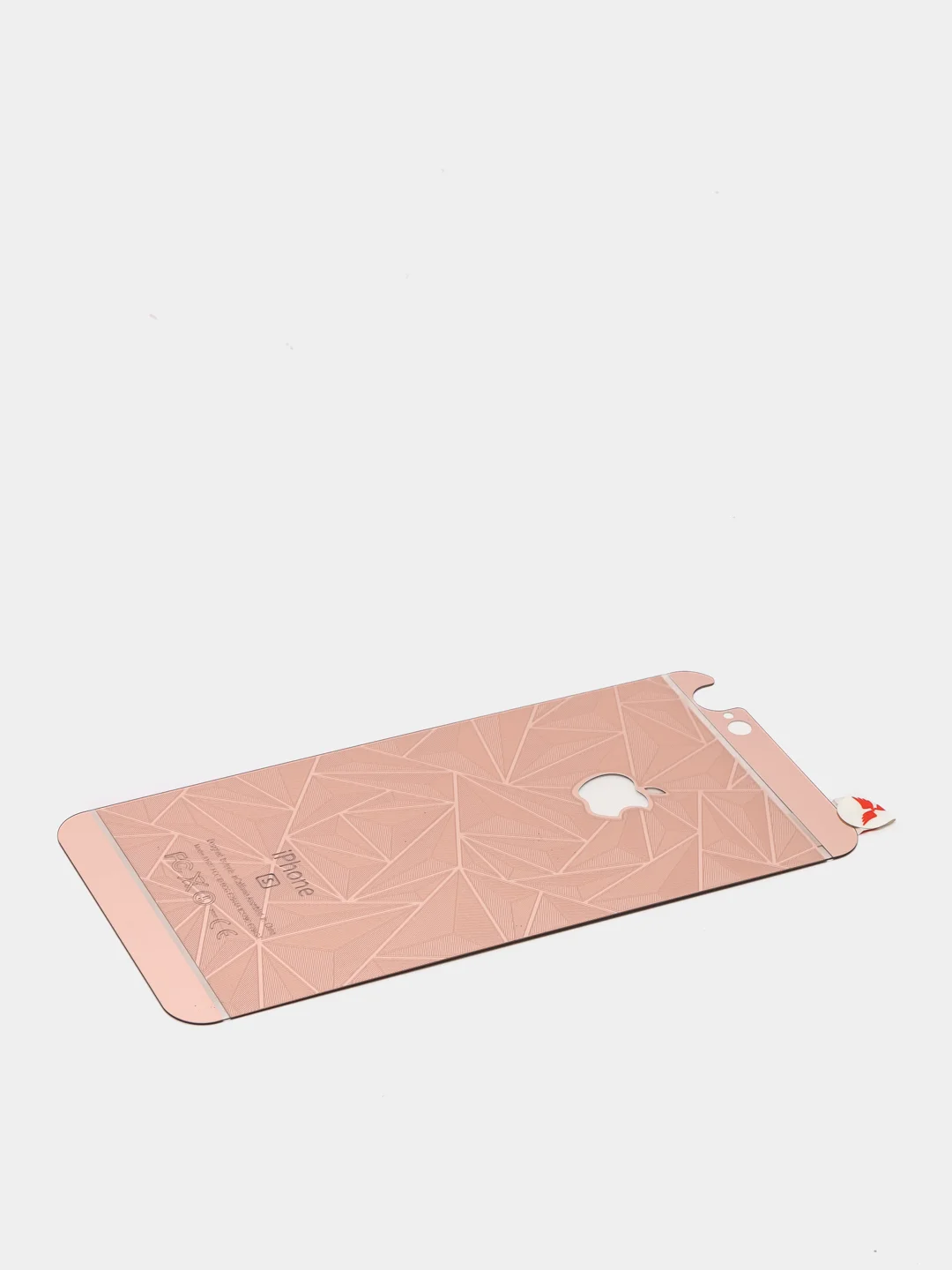 Розовый защитное заднее стекло для iPhone 6