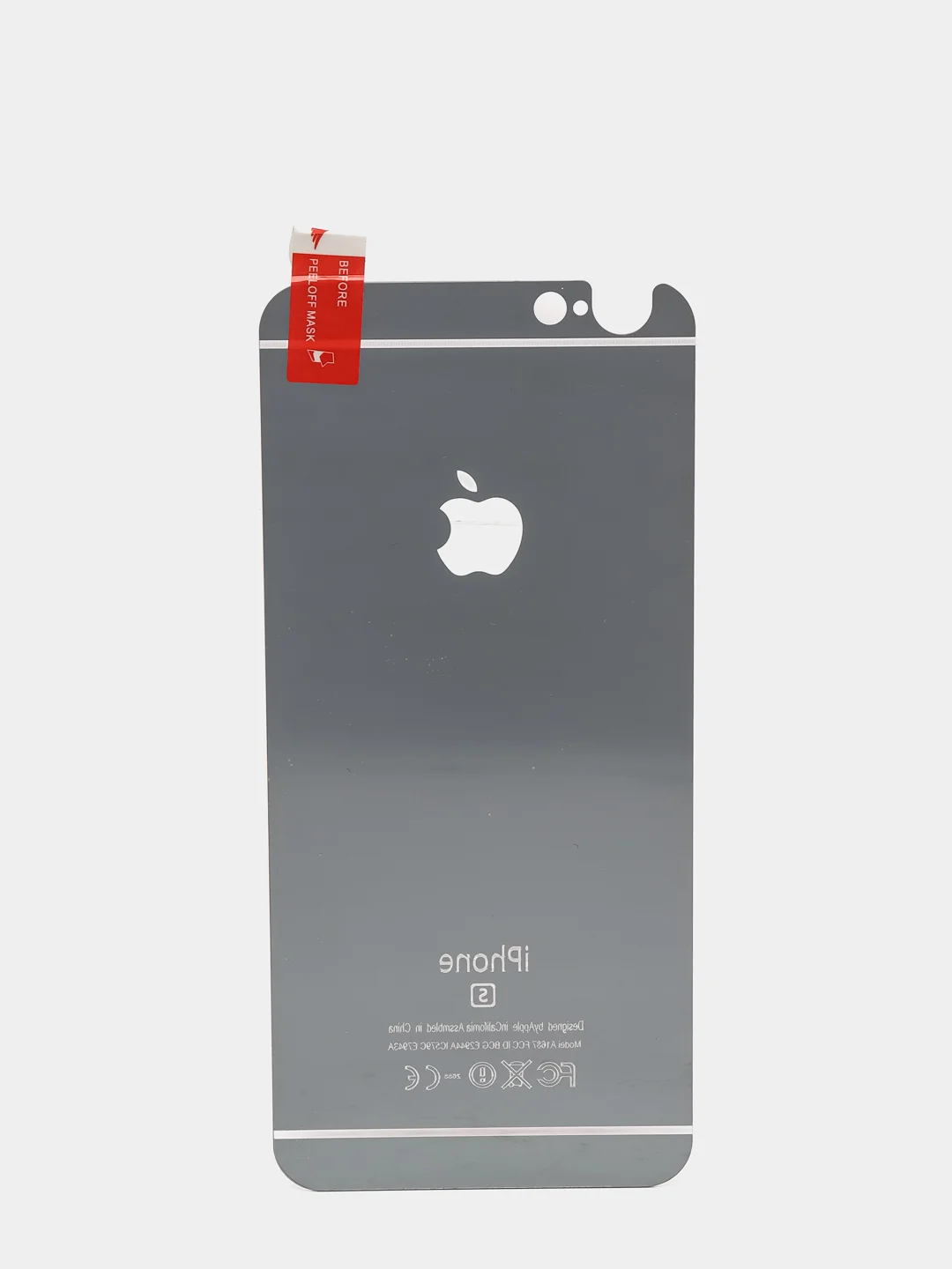 Розовый защитное заднее стекло для iPhone 6