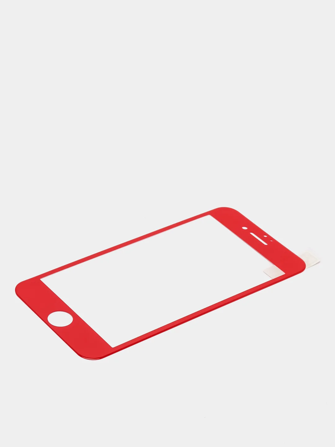 Красный защитное стекло c силиконовыми краями для iPhone 7 / 8