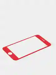 Красный защитное стекло c силиконовыми краями для iPhone 7 / 8
