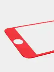 Красный защитное стекло c силиконовыми краями для iPhone 7 / 8