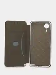 Серый чехол книжка Samsung A03 core