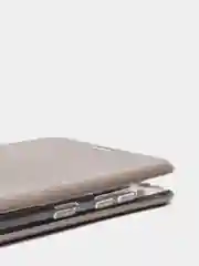 Серый чехол книжка Samsung A03 core