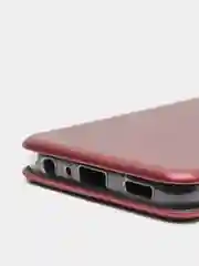 Бордовый чехол книжка Samsung A03 core