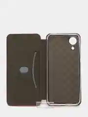 Бордовый чехол книжка Samsung A03 core
