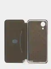 Черный чехол книжка Samsung A03 core