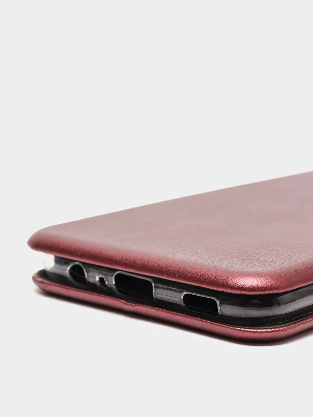 Бордовый чехол книжка Samsung A03