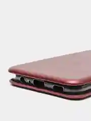 Бордовый чехол книжка Samsung A03