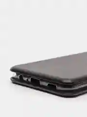 Черный чехол книжка Samsung A03