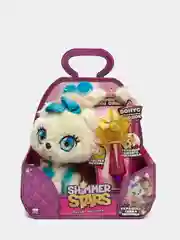 Плюшевая белая собачка SHIMMER STARS, 20 см, 1/4