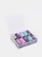 Багровый набор фольги для дизайна ногтей и маникюра